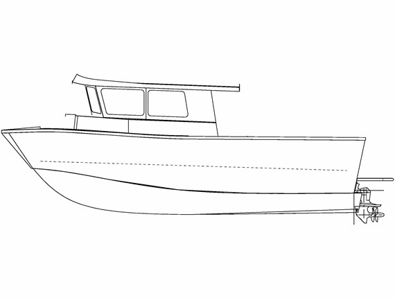 31 FT Diesel Orca (807) | Aluminum Boat Plans &amp; Designs by ...